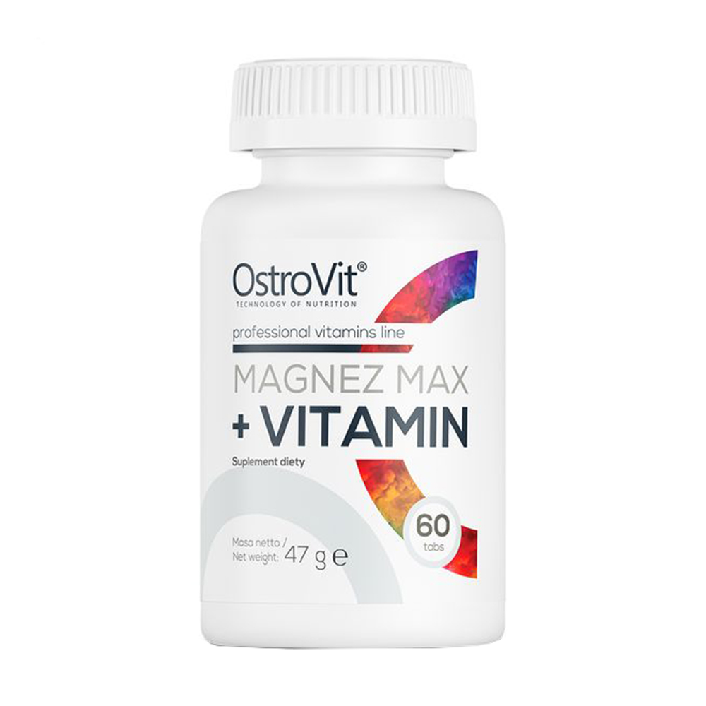Вітамінно-мінеральний комплекс OstroVit Magnez Max + Vitamin, 60 таблеток